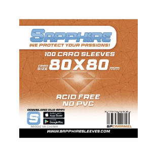 DECK PROTECTORS SAPPHIRE CARAMEL (80 X 80)