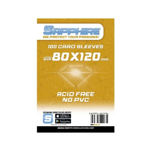 DECK PROTECTORS SAPPHIRE GOLD (80 X 120)