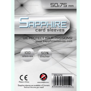 DECK PROTECTORS SAPPHIRE WHITE (50 X 75)