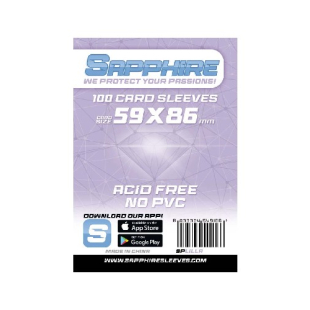 DECK PROTECTORS SAPPHIRE LILLA (59 X 86)