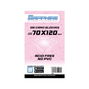 DECK PROTECTORS SAPPHIRE PINK (70 X 120)
